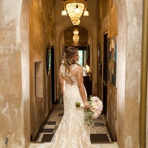 Wedding Dress. Lace wedding dress.